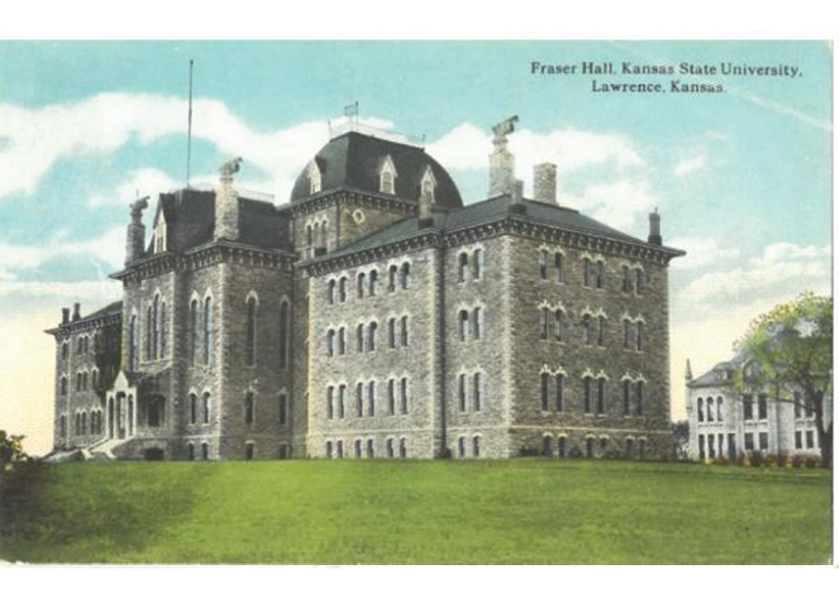 Fraser Hall postcard