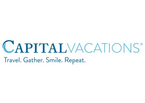 Capital Vacations "Travel. Gather. Smile. Repeat." logo